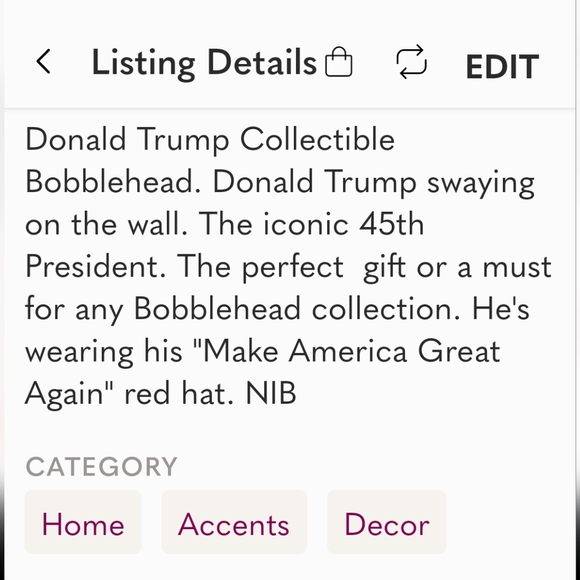 The Donald NIB Bobblehead Trumptie Dumptie - Picture 7 of 7